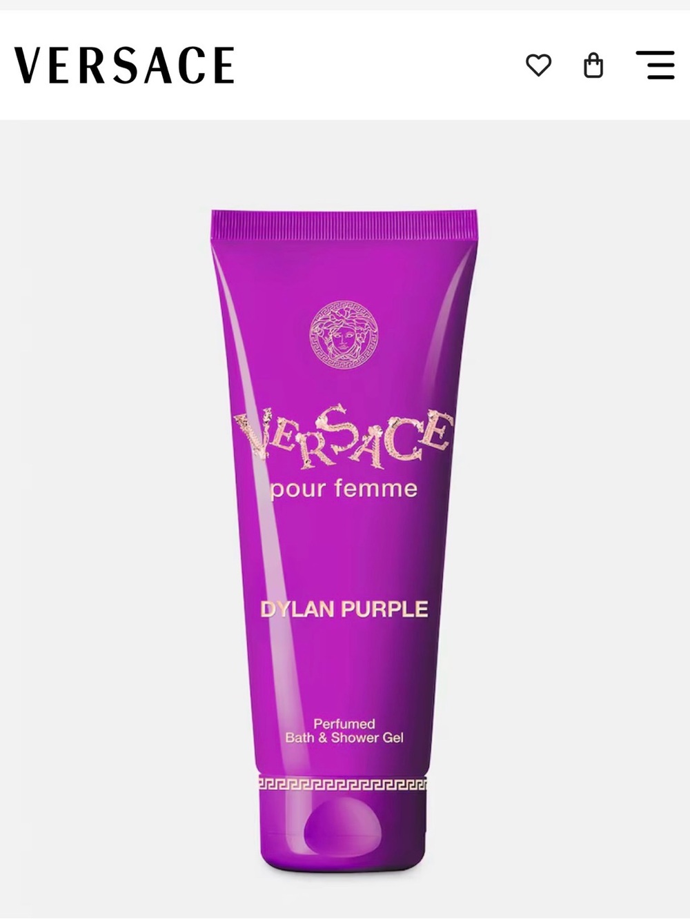 Versace Dylan Purple Body Lotion & Shower Gel Duo - brand new 100 ML each